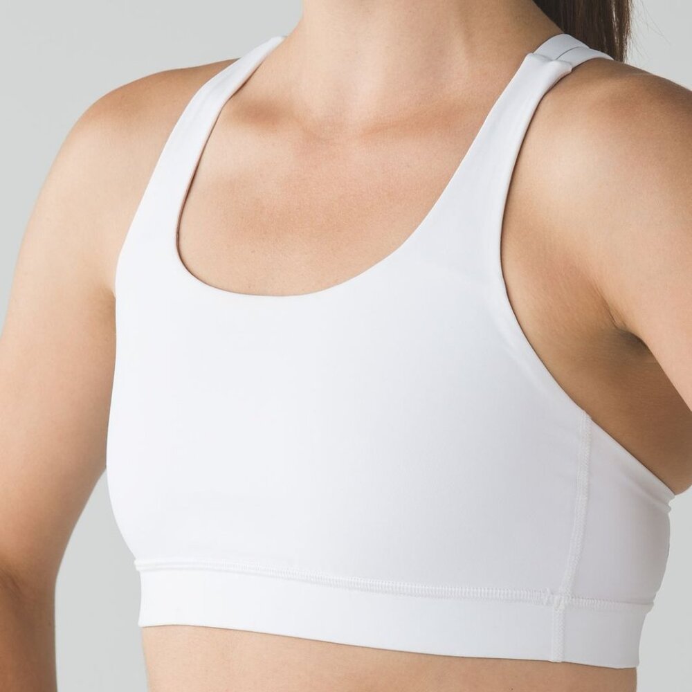 Lululemon Energy Bra Size 6 - White